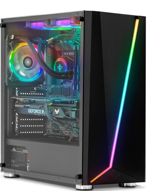 Computadora de escritorio Yeyian YPB-KUN-X11 intel core i5 NVIDIA GeForce RTX 3060 16 GB RAM 2 TB HDD 500 GB SSD