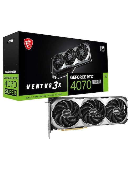 Tarjeta de video MSI RTX4070 SUPER VENTUS3X