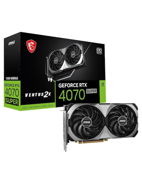 Tarjeta de video MSI RTX4070 SUPER VENTUS2X