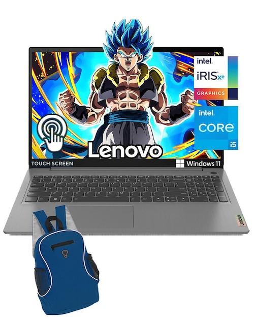 Laptop Lenovo Ideapad 3 15.6 Pulgadas Full HD Intel Core i5 Intel Iris Xe 8 GB RAM 512 GB SSD + Mochila