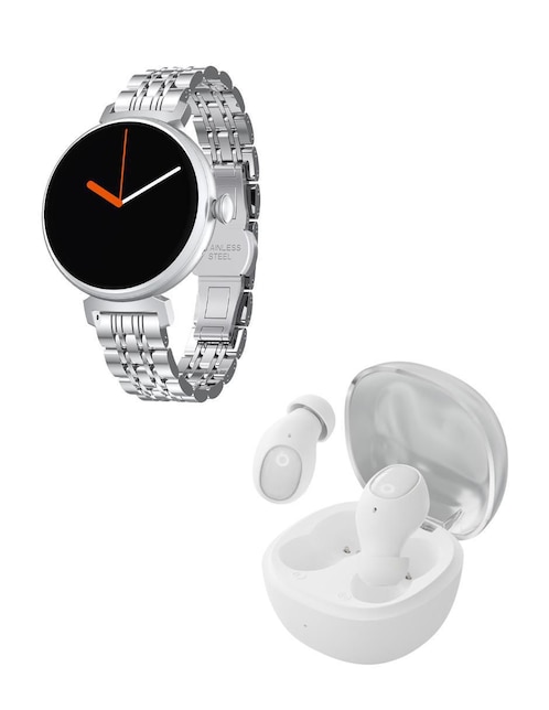 Smartwatch Swiss Code Combo Mint AMOLED + Nub para mujer