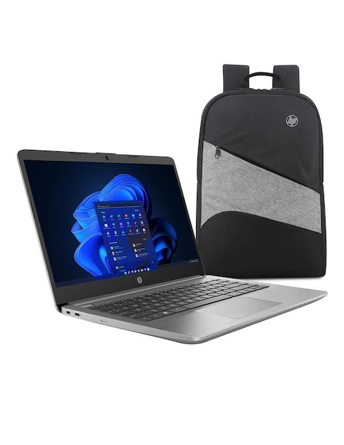 Laptop HP 240 G9 14 Pulgadas HD Intel Celeron Intel UHD 8 GB RAM 256 GB SSD + Mochila