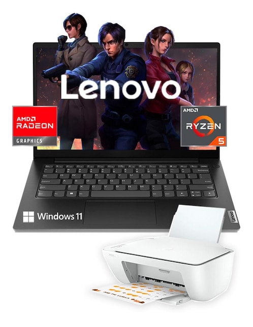 Laptop Lenovo V14 G4 Abp 14 pulgadas Full HD AMD Ryzen 5 AMD Radeon 8 GB RAM 256 GB SSD
