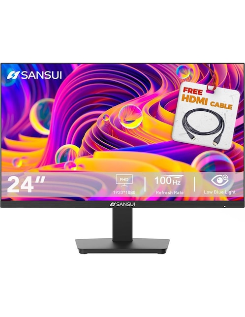 Monitor Sansui Full HD 24 pulgadas SMX24F2F