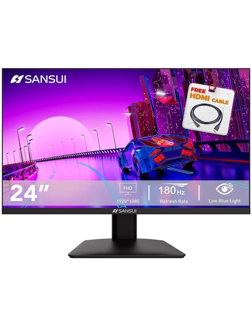 Monitor Sansui Full HD 24 pulgadas SMX24X5FG