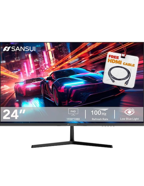 Monitor Sansui Full HD 24 pulgadas SMX24X3FA