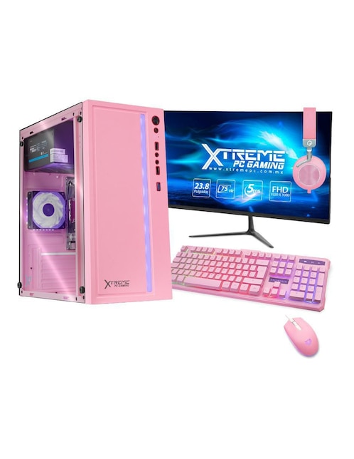 Computadora Gamer Xtreme PC Gaming XTACIQ16GBHD600MP 23.8 pulgadas Full HD Intel Celeron Intel UHD 600 16 GB RAM 500 GB SSD