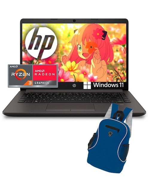 Laptop HP 245 G9 14 pulgadas HD AMD Ryzen 3 AMD Radeon 16 GB RAM 512 GB SSD