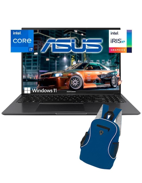Laptop ASUS Vivobook 16 F1605ZA 16 pulgadas HD Intel Core i7 Intel Iris Xe 16 GB RAM 512 GB SSD