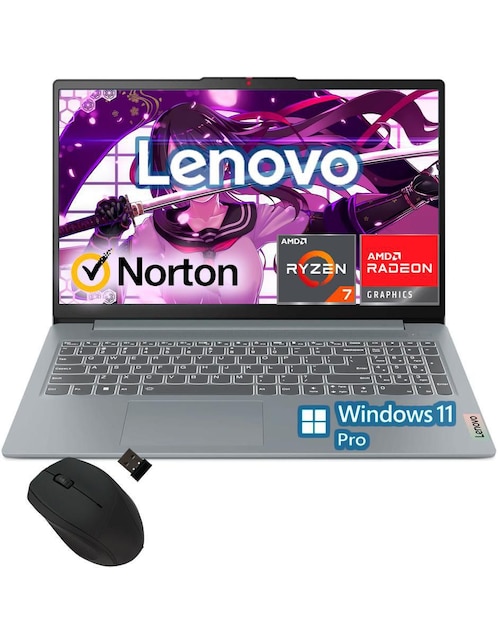 Laptop Lenovo Ideapad Slim 3 15ABR8 15.6 pulgadas Full HD AMD Ryzen 7 AMD Radeon 16 GB RAM 512 GB SSD