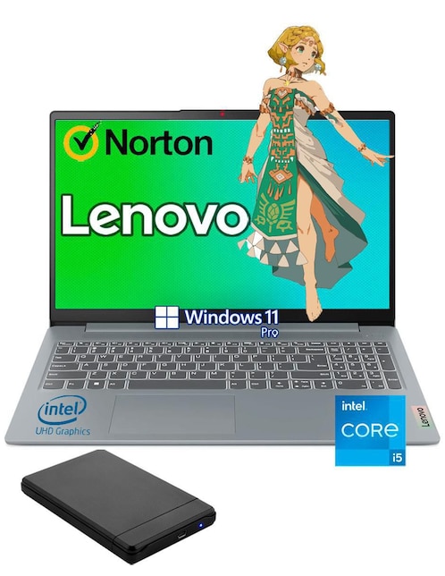 Laptop Lenovo Ideapad Slim 3 15IRH8 15.6 pulgadas Full HD Intel Core i5 Intel UHD Graphics 16 GB RAM  512 GB SSD