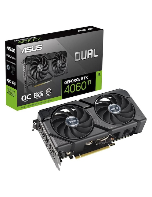 Image of Tarjeta de video ASUS Dual RTX4060 Ti Evo OC