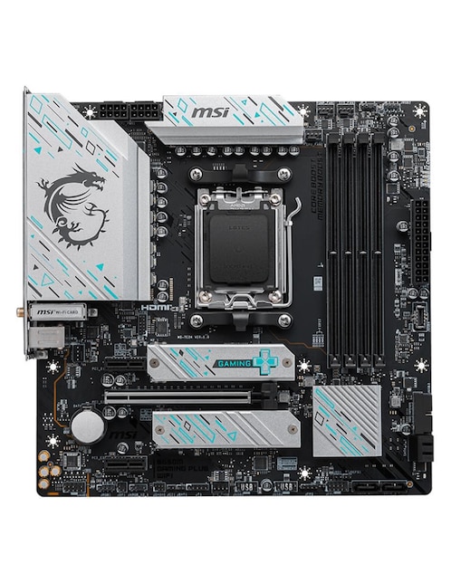 Tarjeta madre MSI B650M Plus con procesador AMD