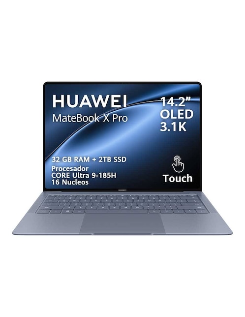 Laptop thin & light Huawei Matebook X Pro 14.2 pulgadas 3k Intel Core Ultra 9 Integradas 32 GB RAM 2 TB SSD