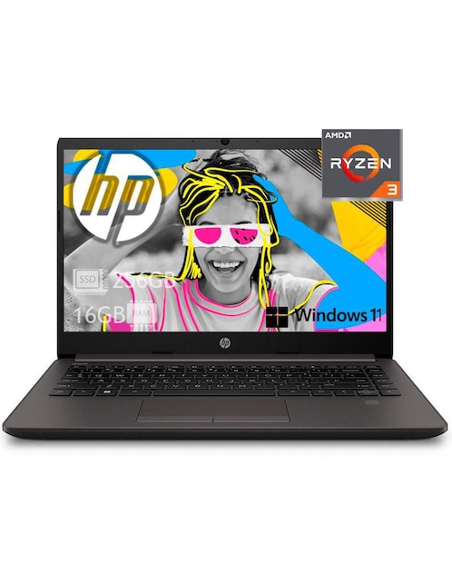 Laptop HP 245 G9 14 pulgadas HD AMD Ryzen 3 AMD Radeon 16 GB RAM 256 GB SSD