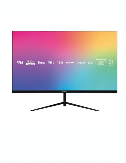 Monitor gamer Acteck standard full HD 27 pulgadas AC-935845