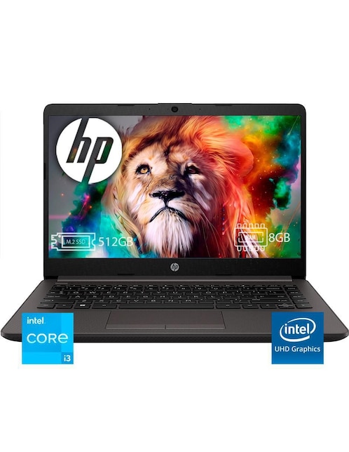 Laptop HP 240 G9 14 pulgadas HD Intel Core i3 Intel UHD 8 GB RAM 512 GB SSD