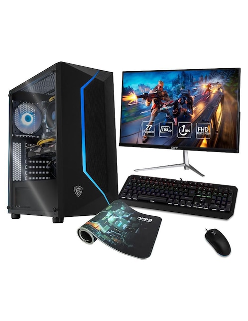 Computadora Gamer Xtreme PC Gaming XTMSIR532GB6500XTMV 27 pulgadas Full HD AMD Ryzen 5 AMD Radeon RX 6500 XT 32 GB RAM 2 TB HDD 500 GB SSD