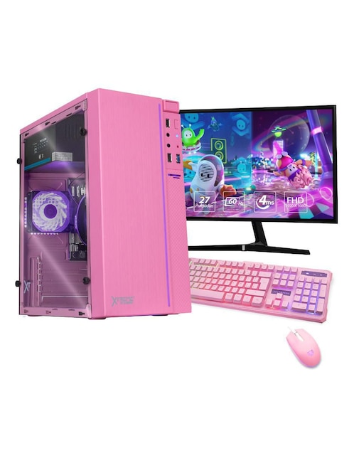 Computadora Gamer Xtreme PC Gaming XTBRR516GBRENOIRMDP 27 pulgadas Full HD AMD Ryzen 5 AMD Radeon Graphics 16 GB RAM 2 TB HDD 250 GB SSD