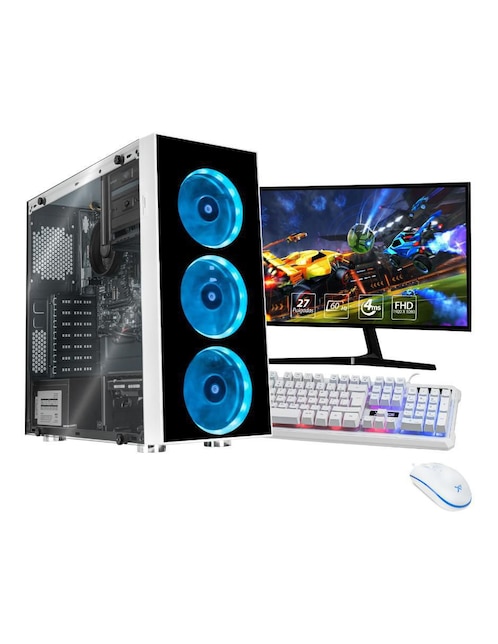 Computadora Gamer Xtreme PC Gaming XTBRR516GBRENOIRMDW 27 pulgadas Full HD AMD Ryzen 5 AMD Radeon Graphics 16 GB RAM 2 TB HDD 250 GB SSD