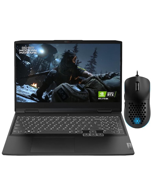 Laptop Gamer Lenovo Gaming 3 15.6 pulgadas Full HD AMD Ryzen 5 NVIDIA GeForce RTX 3050 16 GB RAM 1.5 TB SSD
