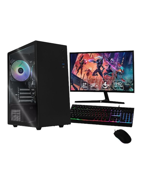 Computadora Gamer Xtreme PC Gaming XTACR716GBVEGA7MB 27 pulgadas Full HD AMD Ryzen 7 AMD Radeon 7 16 GB RAM 500 GB SSD