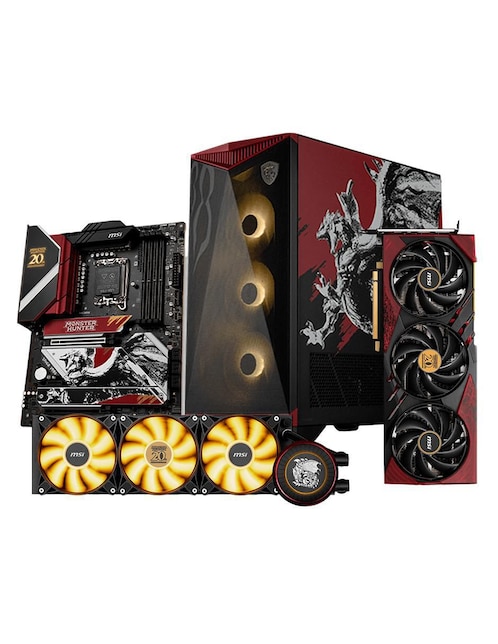 Kit de gabinete de computadora gamer MSI Monster Hunter