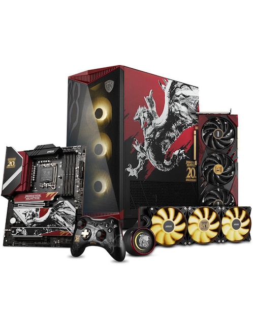 Kit de gabinete gamer MSI Monster Hunter Edition