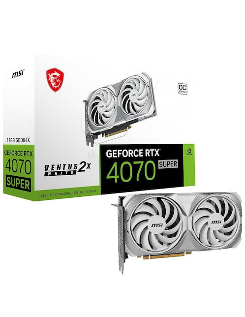 Tarjeta de video MSI RTX 4070 Super 12G OC