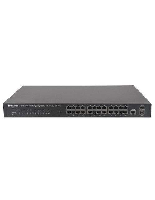 Conmutador ethernet Alámbrico Intellinet 560559