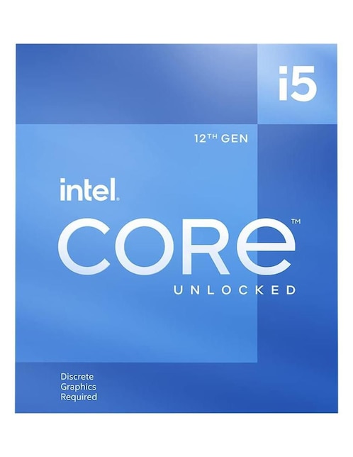 Procesador Intel BX8071512600KF con 6 núcleos