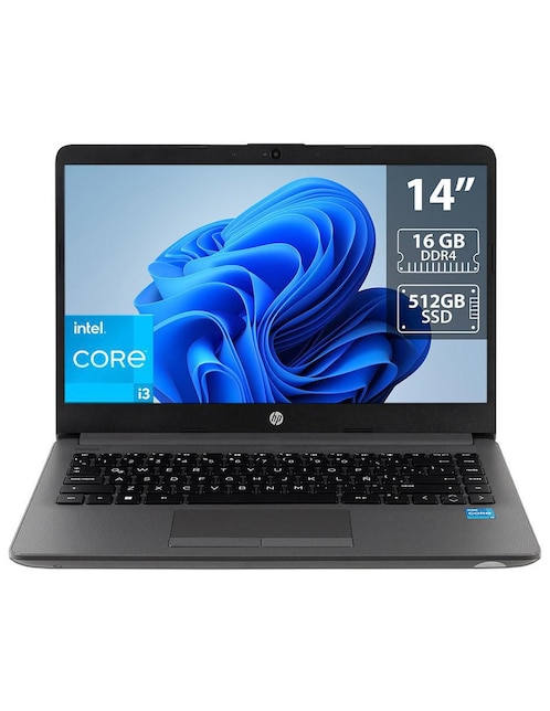 Laptop HP 240 G9 14 pulgadas Full HD Intel Core i3 integradas 16 GB RAM 512 GB SSD