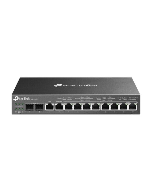 Conmutador ethernet alámbrico Tp Link ER7212PC
