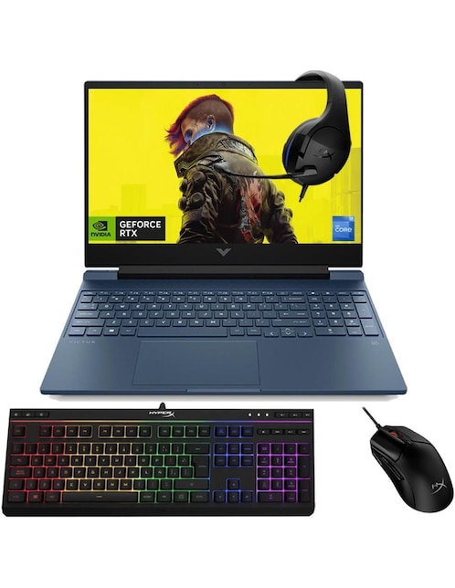 Laptop gamer HP Victus 15.6 pulgadas Full HD Intel Core i7 NVIDIA GeForce RTX 3050 16 GB RAM 512 GB SSD