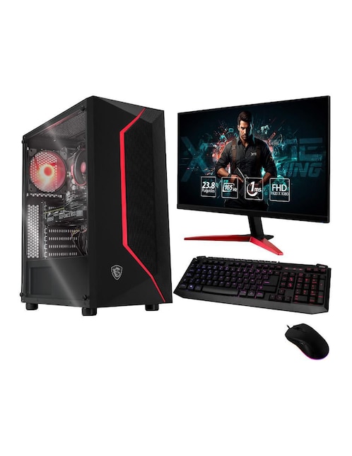 Computadora gamer Xtreme PC Gaming XTMSIR516GB4060M 23.8 pulgadas Full HD AMD Ryzen 5 NVIDIA GeForce RTX 4060 16 GB RAM 1 TB SSD