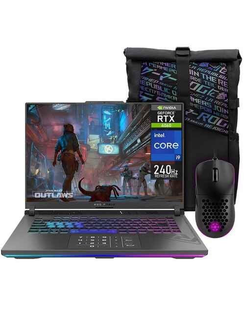 Laptop Gamer ASUS ROG Strix G16 16 pulgadas QHD+ Intel Core i9 NVIDIA GeForce RTX 4060 64 GB RAM 3 TB SSD