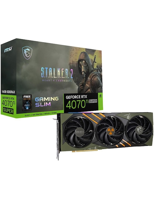 Tarjeta de video MSI RTX 4070 Ti Super Slim