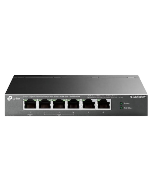 Conmutador ethernet alámbrica Tp Link TL-SG1006PP