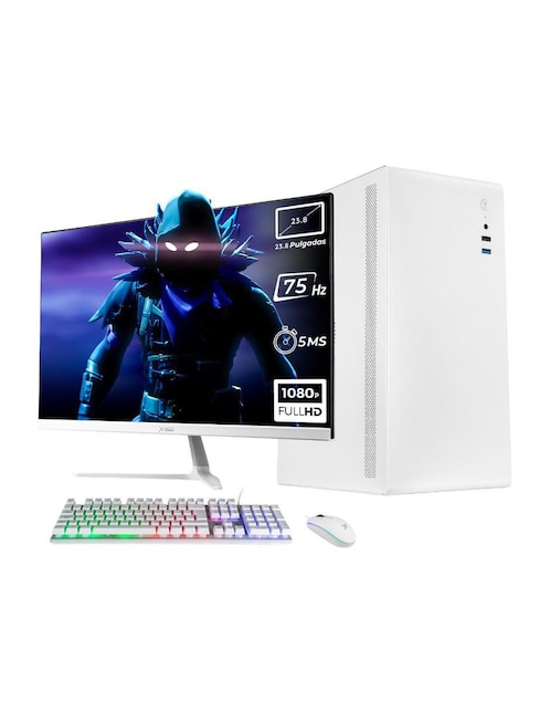 Computadora Gamer Xtreme PC Gaming XTPCI516GBHD730MNW 23.8 pulgadas Full HD Intel Core i5 Intel UHD 16 GB RAM 500 GB SSD