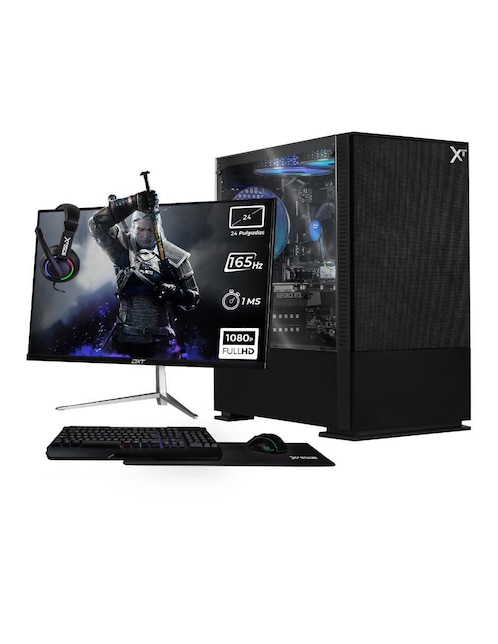 Computadora Gamer Xtreme PC Gaming XTPCI516GB3050MAB 24 pulgadas Full HD Intel Core i5 NVIDIA GeForce RTX 3050 16 GB RAM 1 TB SSD