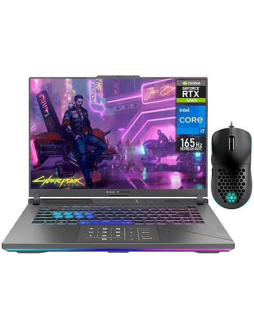 Laptop Gamer ASUS ROG Strix G16 16 pulgadas WUXGA Intel Core i7 NVIDIA GeForce RTX 4060 64 GB RAM 1.5 TB SSD