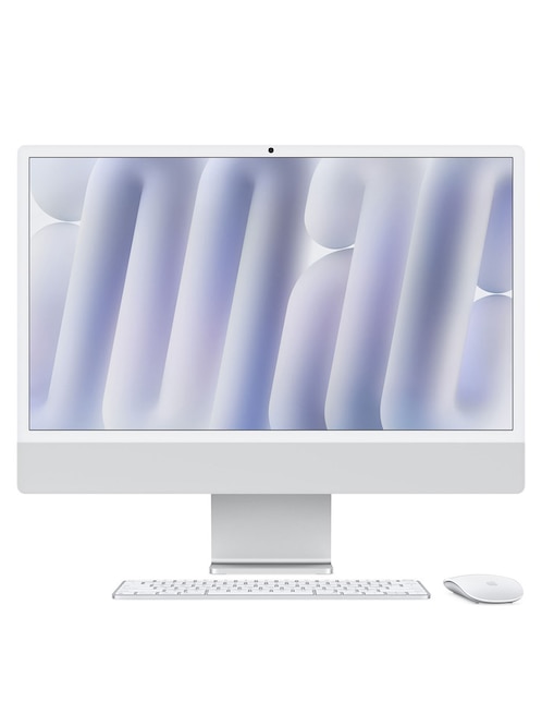 Apple computadora de escritorio iMac Chip M4 8 GB RAM 256 GB SSD plateado