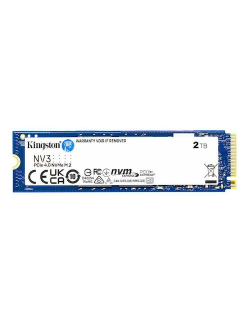 Unidad SSD Kingston de 2 TB