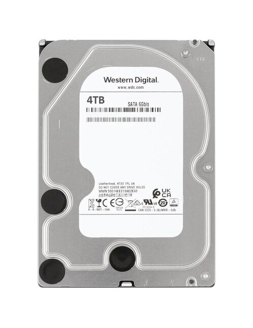 Disco duro interno Western Digital de 4 TB