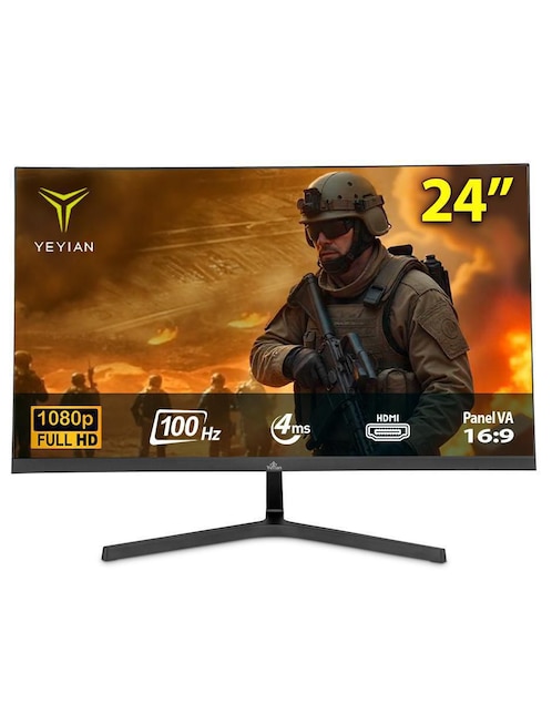 Monitor gamer Yeyian Full HD 24 pulgadas YMF-VAF24-G1_X24 Dash