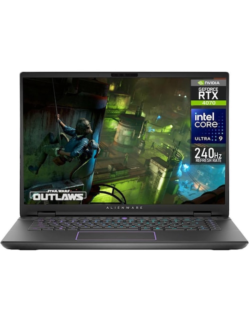 Laptop gamer Alienware M16 R2 16 pulgadas QHD+ Intel Core Ultra 9 NVIDIA GeForce RTX 4070 32 GB RAM 1 TB SSD