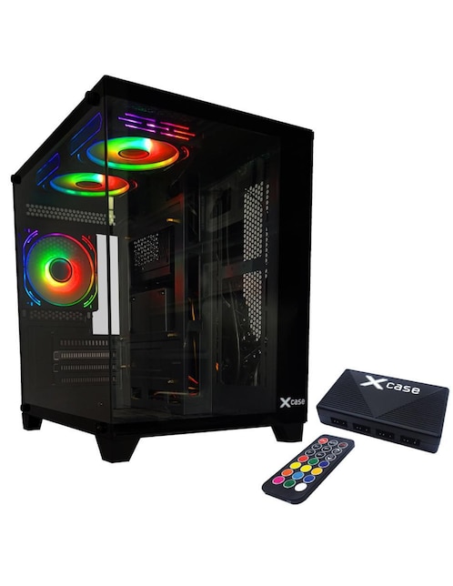 Kit de gabinete gamer xcase 3 ventiladores space