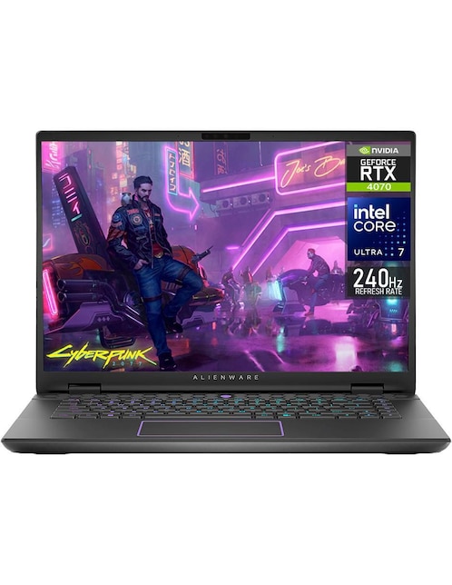 Laptop Gamer Alienware M16 R2 16 pulgadas WQXGA Intel Core Ultra 7 NVIDIA GeForce RTX 4070 16 GB RAM 1 TB SSD