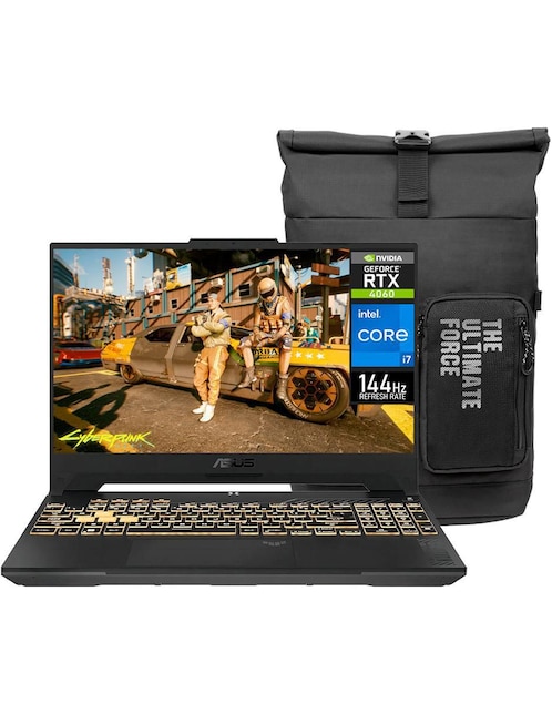 Laptop Gamer ASUS TUF F15 15.6 pulgadas Full HD Intel Core i7 NVIDIA GeForce RTX 4060 32 GB RAM 1 TB SSD