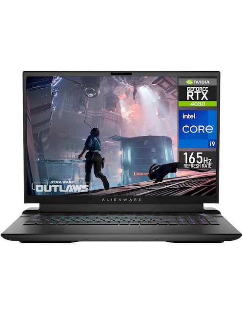 Laptop Gamer Alienware M18 R2 18 pulgadas QHD+ Intel Core i9 NVIDIA GeForce RTX 4080 32 GB RAM 1 TB SSD